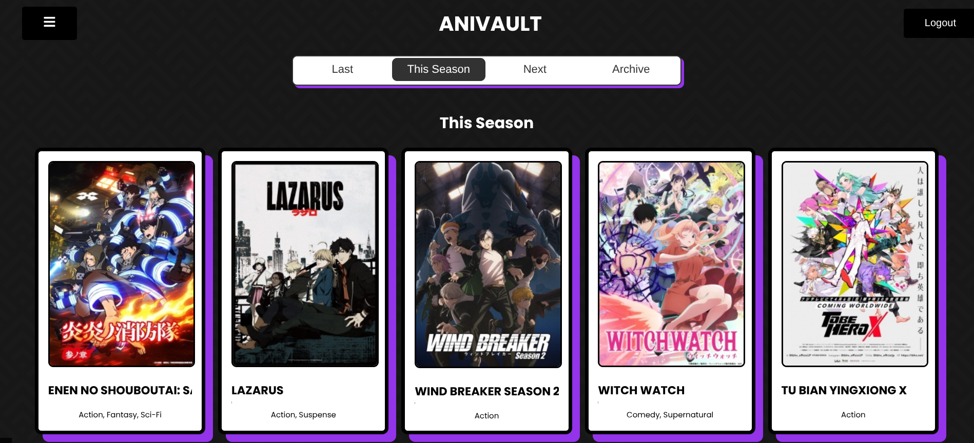 Anivault-Website background